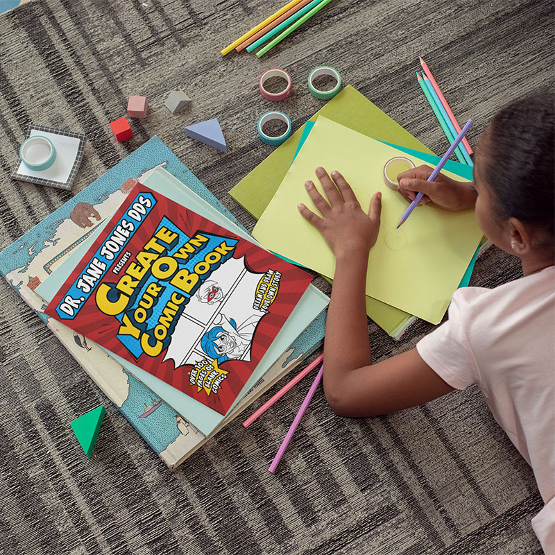 Create Your Own Comic Book with child